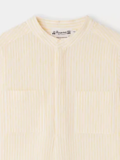 Bonpoint Cillian Shirt Pale Yellow |Child Tops