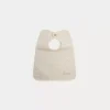 Bonpoint Clip Bib Beige |Newborn & Baby Childcare