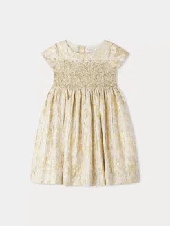 Bonpoint Comtesse Dress Gold |Child Dresses