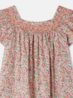 Bonpoint Coryse Dress Coral |Child Dresses