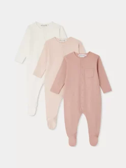 Bonpoint Cosima Pajamas Set Faded Pink |Newborn & Baby Onesies And Pajamas