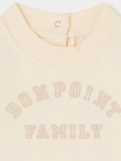Bonpoint Dahlia Sweatshirt Pink |Newborn & Baby Sweaters And Cardigans