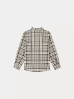 Bonpoint Daho Shirt Heathered Gray |Child Tops