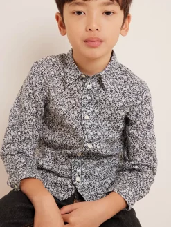 Bonpoint Daho Shirt Navy |Child Tops