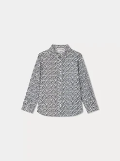 Bonpoint Daho Shirt Navy |Child Tops