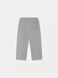 Bonpoint Dala Solid-Colored Sweat Pants Medium Heathered Gray |Child Bottoms