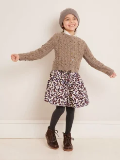 Bonpoint Dallulah Cardigan Praline |Child Cardigans And Sweaters
