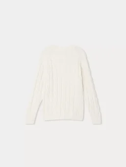 Bonpoint Dalton Sweater Ecru |Child Cardigans And Sweaters