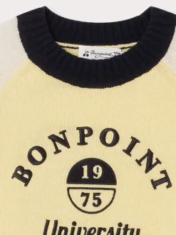 Bonpoint Damian Sweater Yellow |Child Cardigans And Sweaters