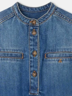 Bonpoint Dana Dress Light Denim |Child Dresses