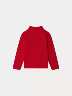 Bonpoint Darys Polo Shirt Poppy Red |Child Tops