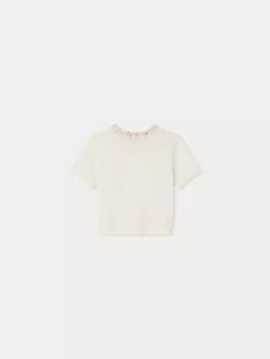 Bonpoint Diaphane Sweater Milk White |Child Cardigans And Sweaters