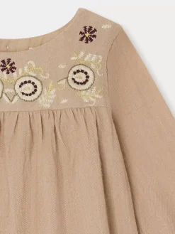 Bonpoint Dipiki Dress Ivory |Newborn & Baby Dresses