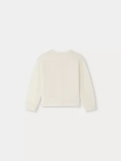 Bonpoint Divine Cardigan White Milk |Child Cardigans And Sweaters
