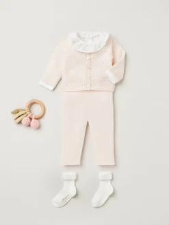 Bonpoint Dora Leggings Light Pink |Newborn & Baby Socks And Accessories