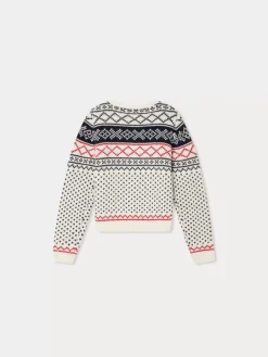 Bonpoint Dothilba Cardigan Navy |Child Cardigans And Sweaters