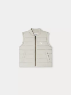 Bonpoint Doudoune Francisco Gris Clair |Child Coats And Outerwear