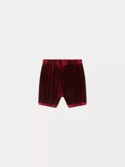 Bonpoint Doumi Bloomers Burgundy |Newborn & Baby Bloomers, Shorts, And Pants