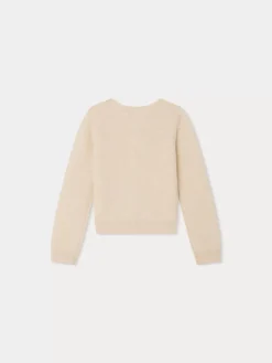 Bonpoint Dounia Cardigan Natural |Child Cardigans And Sweaters