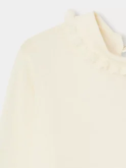 Bonpoint Drynji Sweater Milk White |Child Cardigans And Sweaters