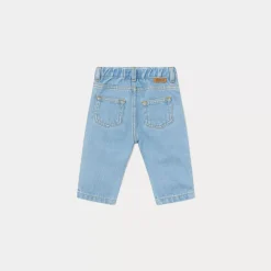 Bonpoint Elastic Waist Jeans For Baby Light Denim |Newborn & Baby Bloomers, Shorts, And Pants