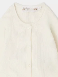 Bonpoint Ensemble Clarence Blanc Lait |Newborn & Baby Sets And Jumpsuits