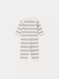 Bonpoint Ensemble Dini Gris Chine |Newborn & Baby Sets And Jumpsuits
