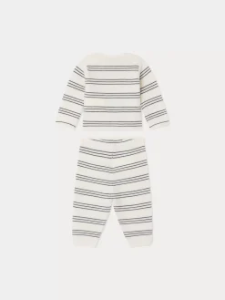 Bonpoint Ensemble Dini Gris Chine |Newborn & Baby Sets And Jumpsuits