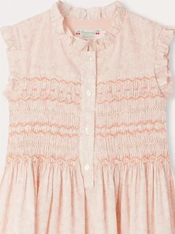 Bonpoint Fabiola Dress Pale Pink |Child Dresses