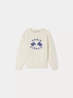 Bonpoint Fabion Sweater Ecru |Child Cardigans And Sweaters