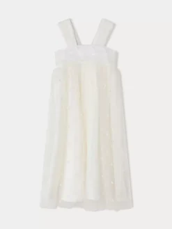 Bonpoint Fantasy Dress Milk White |Child Dresses