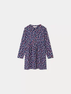 Bonpoint Fantine Dress Navy |Child Dresses
