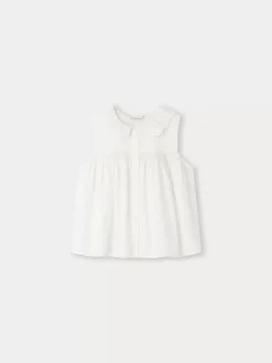 Bonpoint Faye Blouse Milk White |Child Tops