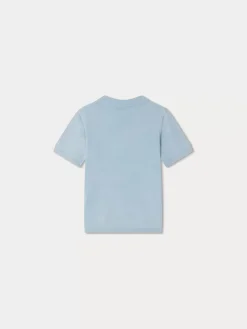 Bonpoint Fernando Pullover Sky Blue |Child Cardigans And Sweaters