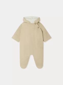 Bonpoint Fevrier Racing Suit Sand |Newborn & Baby Outerwear
