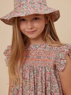 Bonpoint Fidji Blouse Coral |Child Tops