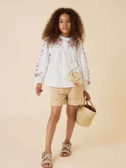 Bonpoint Fifi Blouse Ivory |Child Tops