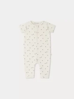 Bonpoint Finoli Romper Northern Blue |Newborn & Baby Onesies And Pajamas
