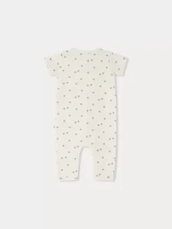 Bonpoint Finoli Romper Northern Blue |Newborn & Baby Onesies And Pajamas