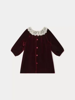 Bonpoint Flavili Dress Burgundy |Newborn & Baby Dresses