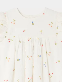 Bonpoint Florentine Dress Milk White |Child Dresses