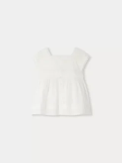 Bonpoint Flower Blouse Milk White |Child Tops
