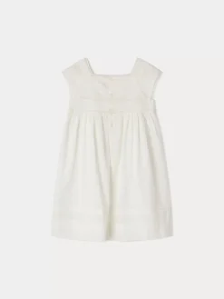 Bonpoint Framboise Dress Milk White |Child Dresses