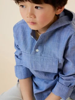 Bonpoint Franck Shirt Blue |Child Tops