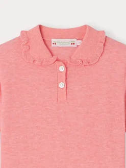 Bonpoint Frynja Pullover Pink Blush |Child Cardigans And Sweaters