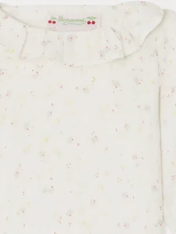 Bonpoint Ganiti Blouse Aqua Blue |Newborn & Baby Tops