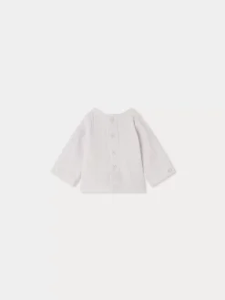 Bonpoint Gauguin Tunic Gray Blue |Newborn & Baby Tops