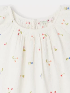 Bonpoint Genia Blouse Milk White |Child Tops