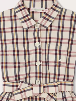 Bonpoint Gisele Dress Burgundy |Child Dresses