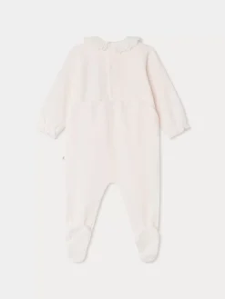 Bonpoint Heritiere Pajamas Light Pink |Newborn & Baby Onesies And Pajamas